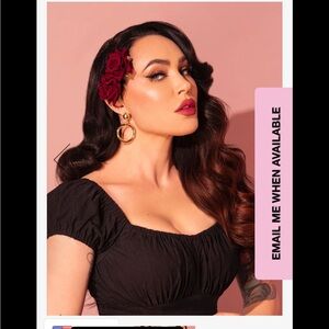 Vixen By Micheline Pitt Rose Hair Comb